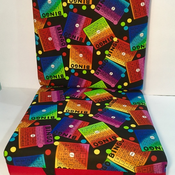 πΊDouble Folding BINGO Chair Seat Back Cushion